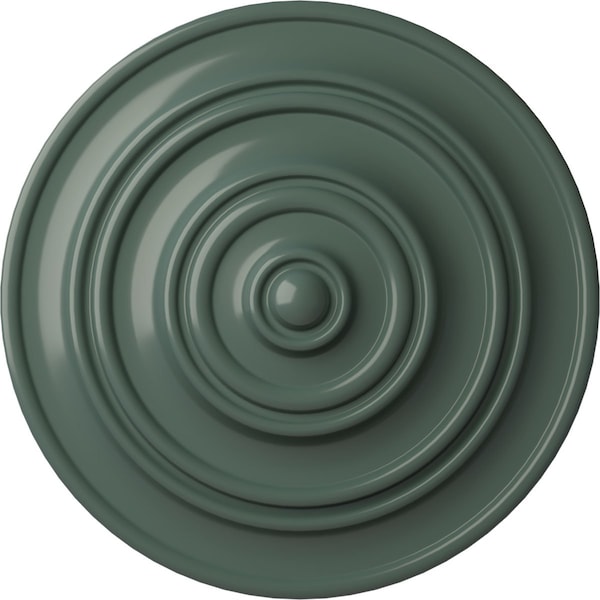Ekena Millwork Classic Ceiling Medallion (Fits Canopies up to 4 1/8"), Hand-Painted Cloud Burst, 13 1/4"OD x 1/2"P CM13CLCBF - main